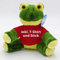 Kuscheltier Frosch Arwin 18cm- inklusive-T-Shirt und kostenloser Personalisierung (Stick oder Druck)