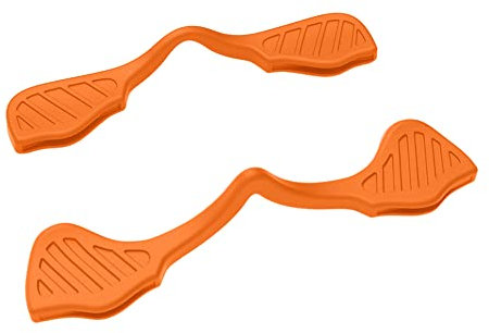 2 Paar Ersatz-Nasenpads für Oakley Radar EV Path XS OJ9001 Sonnenbrille, Orange, Einheitsgröße