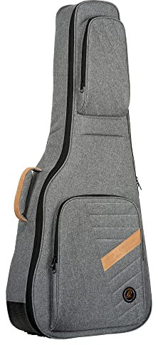 Ortega Guitars Deluxe Guitar Gigbag - Dreadnought - Akustik Gitarren Tasche - Höhe 106 cm - Breite 43 cm - Baumwolle, Grau (OGBDN-DLX-GY)