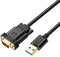 baolongking USB auf VGA Adapterkabel kompatibel mit Mac OS Windows XP/Vista/10/8/7, USB 3.0 auf VGA Stecker 1080P Monitor Display Video Adapter/Konverter Kabel (2m)