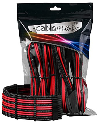CableMod PRO ModMesh 12VHPWR Cable Extension Kit - schwarz/rot