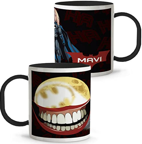 Marvel-Tasse. Personalisiert mit Foto und Name. Plastikbecher für Kinder. 330 ml. Original Becher. Kinderbecher. Originelle Geschenke. BAT MAN