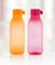 Tupperware Aquasafe Lot de 2 bouteilles carrées avec bouchon à visser 1 l