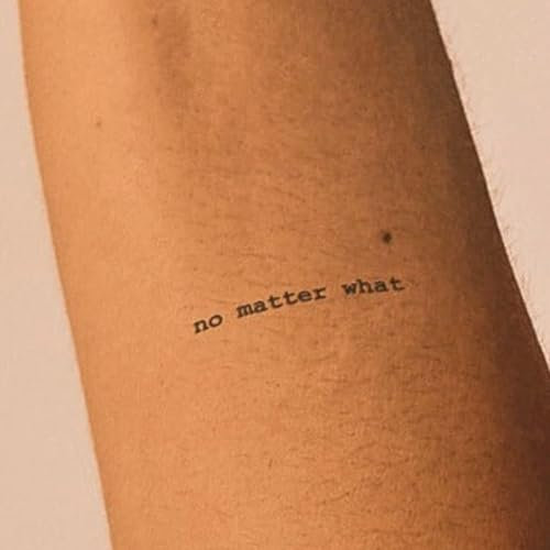 Inkster® no matter what Tattoo | Temporäres Tattoo mit EU-Kosmetikzertifizierung | wasserfest + vegan | revolutionäres 2-Wochen-Tattoo | Fake Tattoos und Klebetattoos für Erwachsene