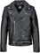 URBAN 5884 Giacca Pelle Uomo Perfecto, Giubbotto in Vera Pelle Bovina Soffice e Resistente, Chiodo Uomo stile Biker, Nero, 3XL