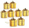 com-four® 8X Christbaumanhänger Geschenk - Weihnachtskugel Geschenkbox - Christbaumschmuck in Geschenk-Form für die Weihnachtsbaum-Dekoration - bruchfester Baumschmuck