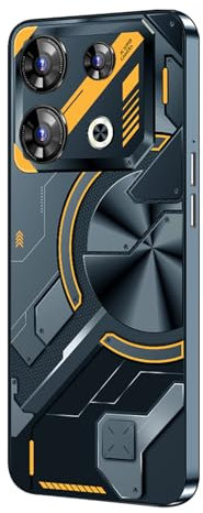 Gqudyi New 5G Gt10 Pro 6.8 Inches Smartphone Android 13 Mobile Phone 6GB+128GB 6800mah 50mp 72mp Dual Sim Dual Standby Face Recognition(Size:6GB+128GB,Color:Black)