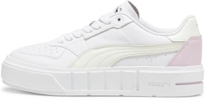 Puma Cali Court LTH WNS Damen-Sneaker, White-Grape Mist, 5 UK