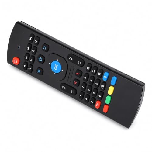 2.4G Air Mouse Fernbedienung mit Sprachsteuerung und Gyroskop Kabellose Tastatur Maus Kombination mit USB Empfänger für PC Android Linux OS X