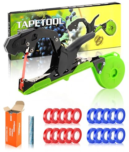 Upgraded Plant Vine Tying Machine Gun - Lightweight Garden Tape Tool for Tomatoes, Grapes and Vegetables