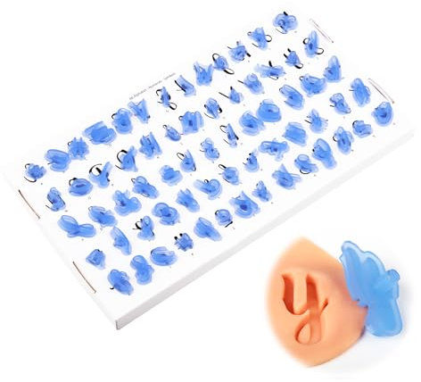 Set di 66 Lettere Biscotti Pasta Zucchero Stampi - Set di piccoli tagliabiscotti riutilizzabili con numeri e lettere con Lettere,per Decorazioni di Torte, Accessori da Forno (blu)