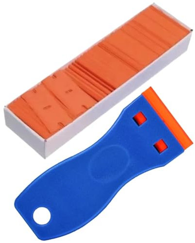 Sticker Scraper, Film Bubble Remover Tool, Label Decal Remover, Adhesive Remover Scraper, Decal Cleaning Scraper, Car Film Bubble Remover, Multipurpose Scraper Tool, Sticker Remover Tool for Window