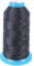 FOGAWA Filo da cucire in nylon resistente 1200m, 210D/3, Filo da cucito in nylon Filo per cucire per capelli, tela, scarpe, borse, tende, tappeti (Nero)