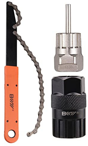 Timcryxient Bike Chain Whip Freewheel Removal Tool Cassette Lockring Remover for Bicycle