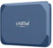 Crucial X10 4To Disque SSD Externe Portable, jusqu’à 2100Mo/s, USB-C 3.2 Gen2, Résistance à la poussière et à l'eau classée IP65, Disque dur Externe, Bleu Mat - CT4000X10SSD9-02