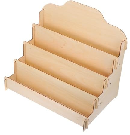 Veemoon Grußkarten Display Display Händler Display Grußkartenhalter Sammelkarten Display Grußkartenständer Karten Organizer Kartenständer Für Displays Lindenholz Sperrholz