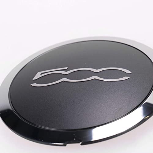 4 Stück Nabendeckel Zentralabdeckung für FIAT 500 51884863 Kompatibel mit 68078419AC 68078421AC, Radnabenkappen Felgendeckel Radnaben-Ersatzteile ABS Wheel Caps Reifendekoration,A