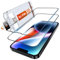 LK 2 Pack for iPhone 16e/iPhone 13/13 Pro/iPhone 14 Screen Protector, [Instant Installation] [Automatic Dust Removal] Tempered Glass Screen Protector, Military Grade Shatterproof, No Bubbles No Dust
