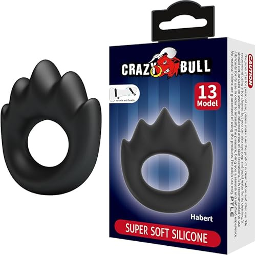 Crazy Bull Men's Habert - Modell 13 Penisring Black 6.5 cm