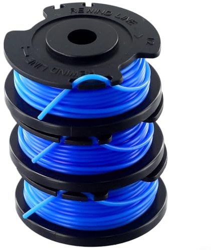 Zilimontt 3PCS Line Spool for Greenworks 24V Grass Trimmer G24LT25 G24LT28 G24LT30M with Automatic Cord Supply and Tool- Change