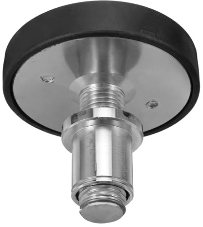 IMIKEYA Almohadillas de Goma para bandejas Redondas de elevadores de Coches con Eje de 35 mm de diámetro - Pies atornillables para elevar la Plataforma del Elevador de Coches y Accesorios para