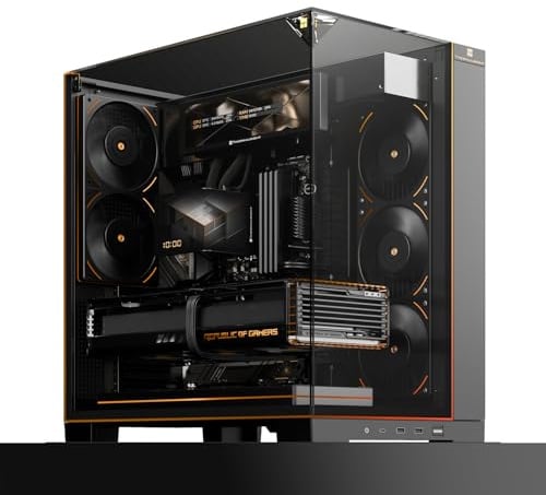 TR-Thermalright A70 Vision con display LCD da 9,16 pollici, case PC espandibile, connettore USB-C, ottimizzato per il raffreddamento, robusta cornice per il gaming, utilizzo universale con linearità
