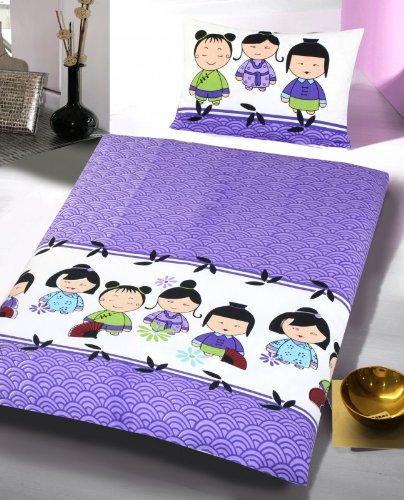 Kleine Ming - Kinderbettwäsche 100x135cm Baumwolle