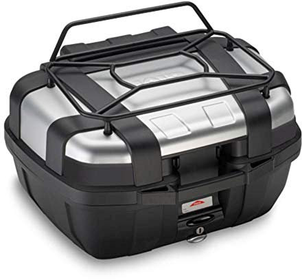 Givi - Oberer Motorrad-Gepäckträger für TRK52N, 52L, Schwarz, Metall, Fest montiert, Rackmontage, Passend für GIVI Trekker Topcases