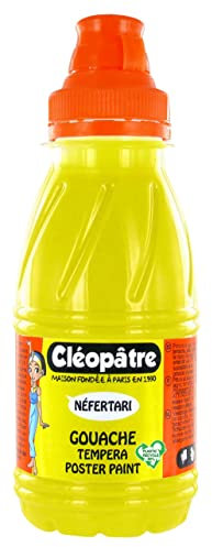 Cléopâtre - Peinture Gouache Néfertari Premium - Jaune doré - Flacon 250 ml