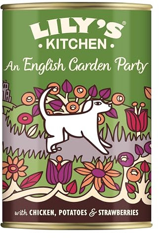 Lily's Kitchen Mit natürlichen Zutaten hergestellt Für ausgewachsene Hunde Nassfutter-Dose Eine englische Gartenparty 400g