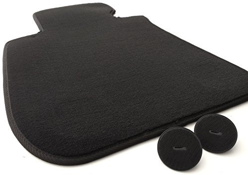 Fußmatte E90 E91 E92 E93 Velours Automatte Fahrermatte, Schwarz inkl. Original Befestigung
