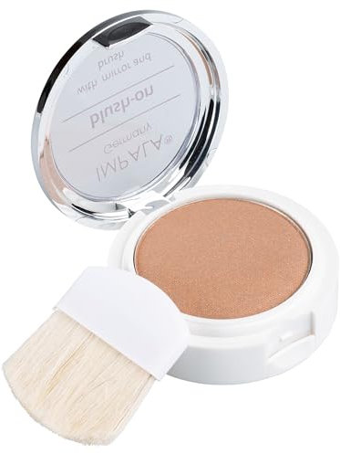Impala - Fard à Joues Avec Miroir et Brosse Blush On Couleur Nº 3 | Poudre Compacte pour Fard à Joues Longue Durée | Fard à Joues Illuminateur | Texture Douce et Lisse | 6 gr