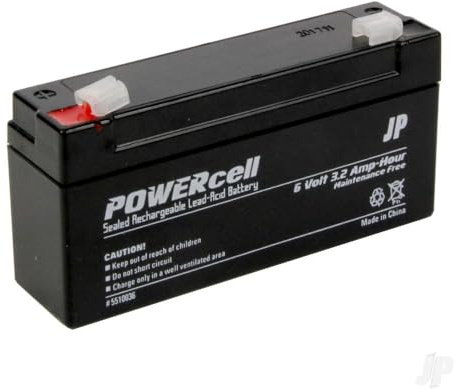 JP 6V 3.2Ah Powercell Gel Battery for RC Model