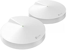 TP-Link Deco M9 Plus (2-Pack) - AC2200 Amplificador WiFi Mesh Inteligente, Tri-banda 2.4GHZ/2x5GHz hasta 420² ,Hub Smart IoT, Zigbee, 2x Puertos GigabitB, MU-MIMO, Control Parental
