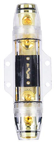 Distributeur à Fusibles 1 Entrée 1 Sortie 100A pour Ampli Audio Voiture Câble 0Ga à 4Ga