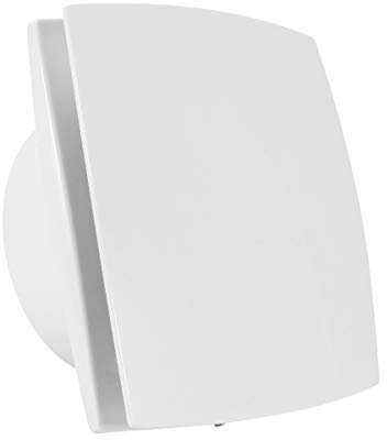 HG Power Extractor Fan Bathroom 150mm, 6 Inch Wall and Ceiling Ventilation Fan 201m³/h for Bedroom Kitchen Attic, Upgraded 150A