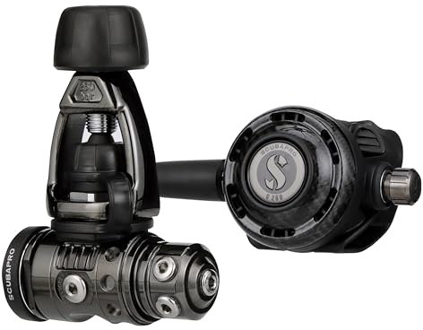 SCUBAPRO Mk19 Evo Bt/G260 Carbon, Kit regolatore per Immersioni in Acqua Fredda Unisex-Adulto, Nero, None or Other