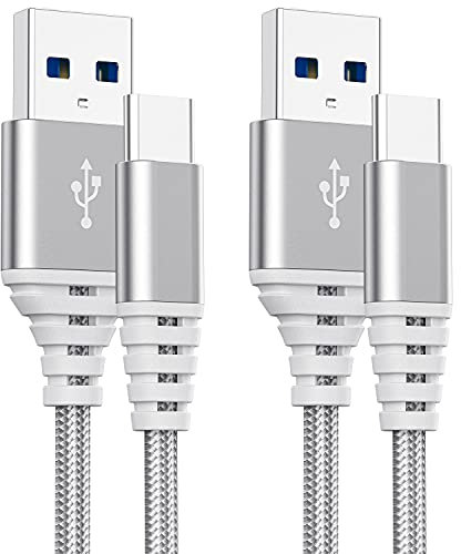 Câble Usb Type C Charge Rapide 2M+3M Chargeur pour Samsung S21 S20 Plus Ultra FE A54 A34 5G S8 S9 A12 A13 A14,Xiaomi MI 10T Lite/Pro/10 11/9T 9 8,Mi Note 10/A3/9 SE,3A Nylon Tressé,USB-C vers USB-A