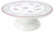 fanquare Kuchenständer aus floralem Porzellan, 10 cm, runder Kuchenteller aus rosa Spitze, Dessertdekoration