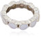 echte Edelsteine ​​runden Cabochon Perlenring - 925 Silber weiße Perle echte Edelsteine ​​Ring - Designer Schmuck meistverkaufte Artikel Geschenk für Kinder Tag Ringe