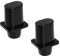 The Lord of the Tools 2PCS Top Hat Switch Tip Vintage Top Hat Toggle Selector Plastic Switch Tip Pickup Selector Switch Knob für die meisten E-Gitarren Schwarz