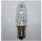 COLOURS MANUFAKTUR YOUR COLOUR YOUR LIFE 9x Spitzkerze Glühbirne Ersatzbirne Topkerze für Lichterkette und Schwibbögen (15V / 2.5W E10 halb geriffelt outdoor)