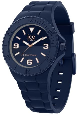 ICE-WATCH - Ice Generation Solar Blue Rg - Montre Bleue pour Homme avec Bracelet en Silicone - 020632 (Large)