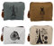 Bolsas de Monedero Vintage, MYLERCT 4 Piezas de Lona Monedero Pequeño, Mini Bolso de Monedas Cremallera, Adecuadas para Monedas, Tarjetas, Llaves