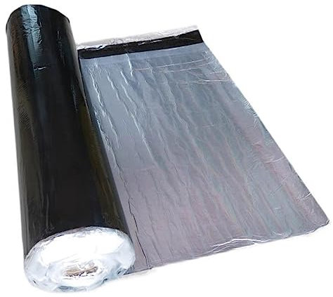X1NGFU Bande D'étanchéIté En Bitume Autocollante,Ruban de Papier D'aluminium,Imperméable Rouleau étanchéité de Toiture,pour Fuite de Toit,Fissure de Surface,largeur X Longueur (0.3x3m)