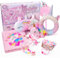 HappyKidsClub Plush Diary Unicorn Gifts for Girls Toys Age 3 4 5 6 7 Year Old Girls - Birthday Presents Gift for 3 4 5 6 7 8 Year Olds