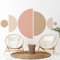Ambiance Sticker Papier Peint intissé pré-encollé fresques géants - Design Abstrait Demi Cercles - adhésif décorative - 150x120cm