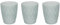 Tognana Jenny Mat Lot de 3 verres 320cc Verre Gris