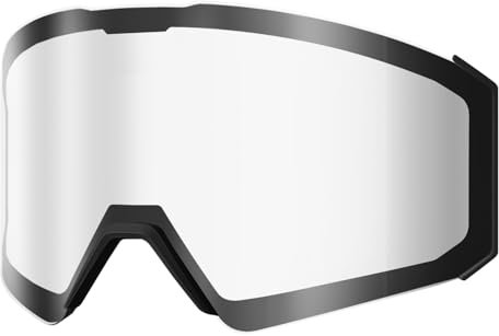 OutdoorMaster Ski Goggles Falcon Replacement Lens, Magnetic Easy Lens Swap, Anti-fog, Wide Feild of Vision, Clear Vlt 99%