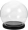 Cabilock Glasglocke Glashaube Glassturz mit Sockel Glas Lampenschirm Rose Pflanzen Glaskuppel DIY Sukkulenten Miniatur Lichterkette Weihnachten Dekoration Tischdeko Halloween Deko Ornamente